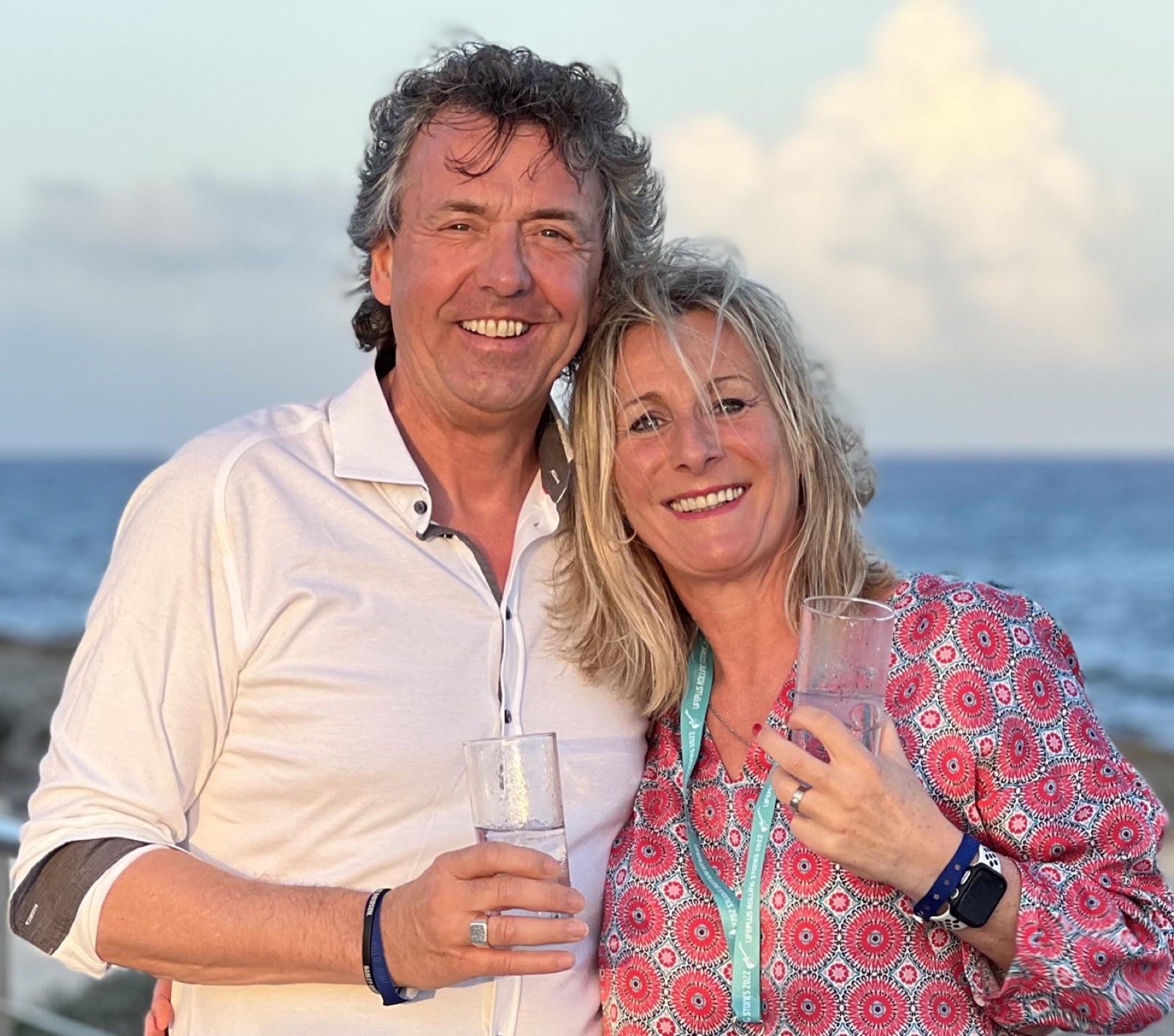 Maren und Achim am Meer